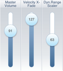 Velocity X-Fade and Reverb Slider