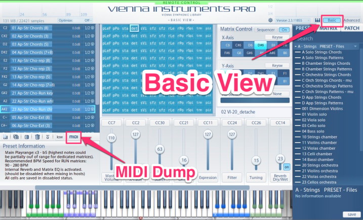 MIDI Dump