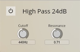 High Pass 24 dB