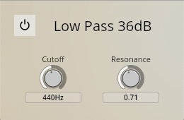 LowPass 36 dB