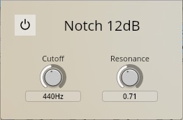 Notch 12 dB
