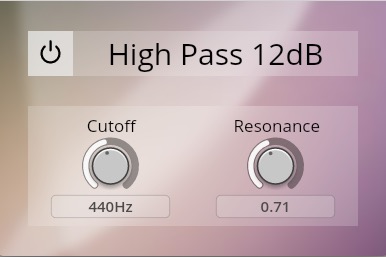 High Pass 12 dB