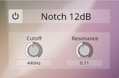 Notch 12 dB