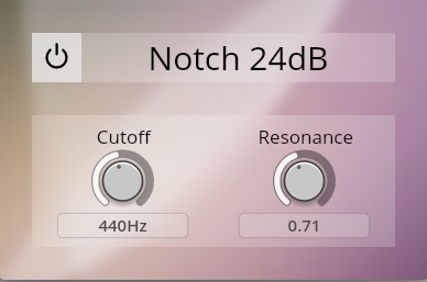 Notch 24 dB