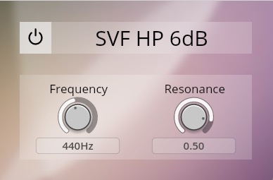SVF HP 6 dB